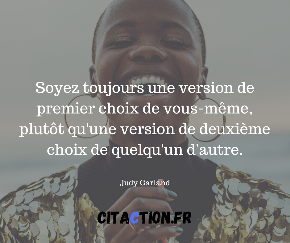 Soyez Toujours Une Version De Premier Choix De Vous Meme